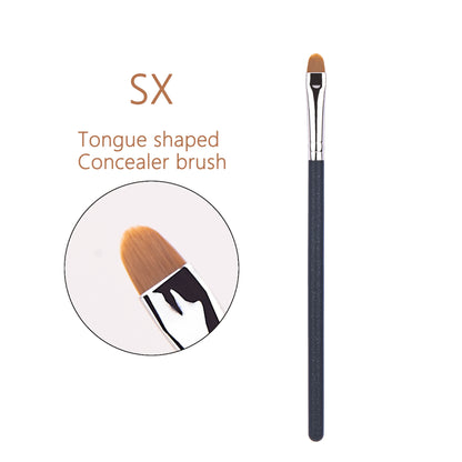 212 Flat Eyebrow Brush Ultrathin Eyebrow Makeup Brushes Flat Eyeliner Brush Thin Eye Liner Brow Contour Beauty Brush Tool