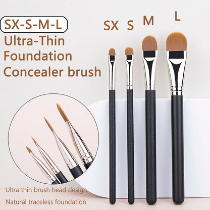 212 Flat Eyebrow Brush Ultrathin Eyebrow Makeup Brushes Flat Eyeliner Brush Thin Eye Liner Brow Contour Beauty Brush Tool