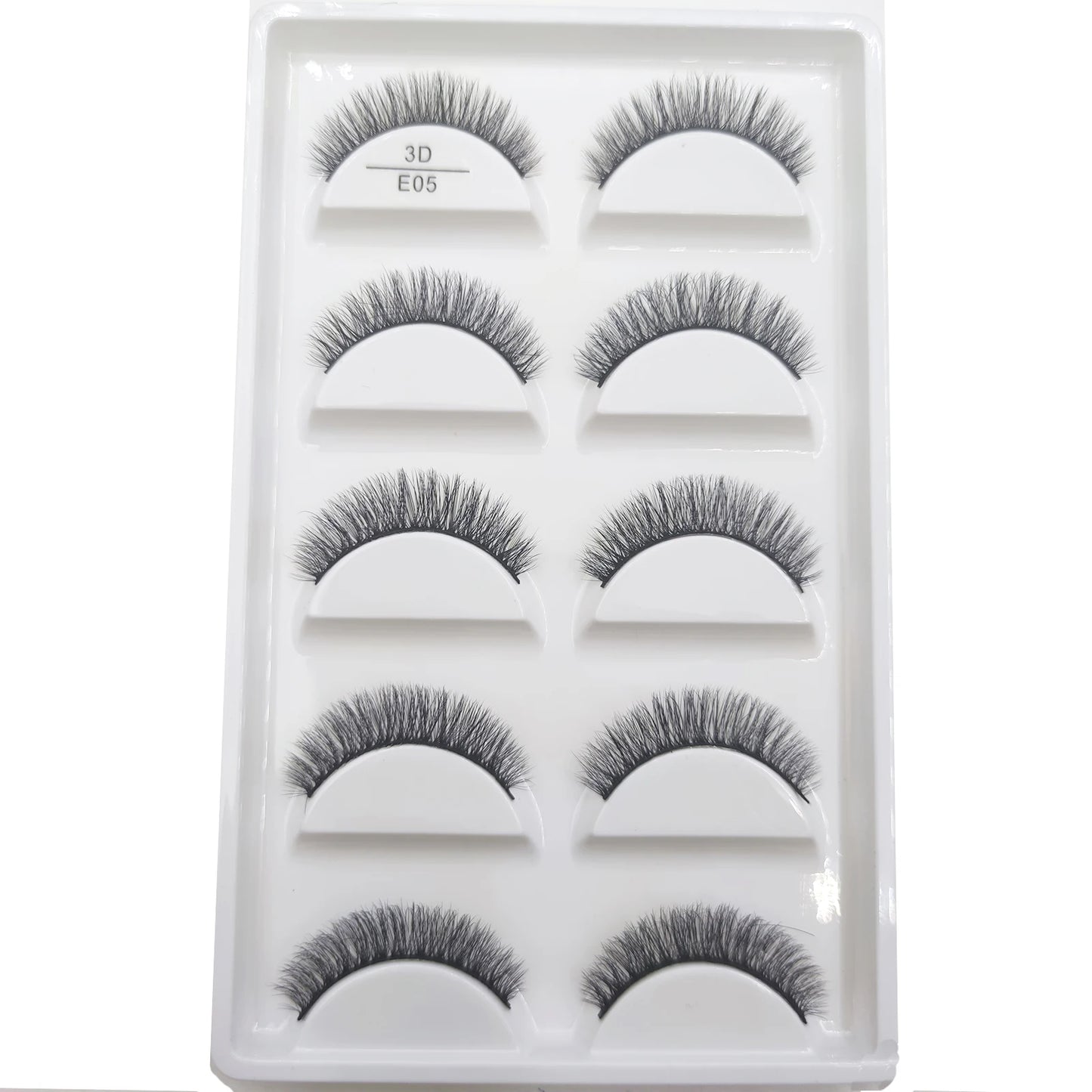 22 Style 5 Pairs 3D Natural Soft Mink False Eyelashes Makeup Fake Eye Lashes Faux Cils Make Up Beauty Maquiagem E01 H13 X08