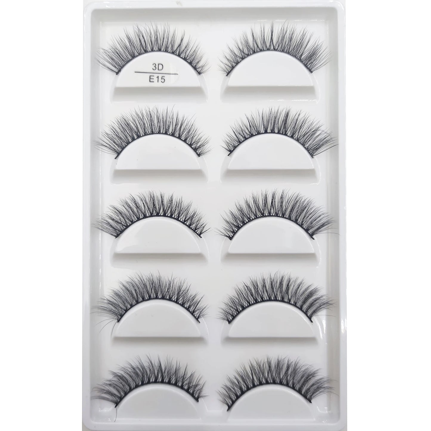 22 Style 5 Pairs 3D Natural Soft Mink False Eyelashes Makeup Fake Eye Lashes Faux Cils Make Up Beauty Maquiagem E01 H13 X08