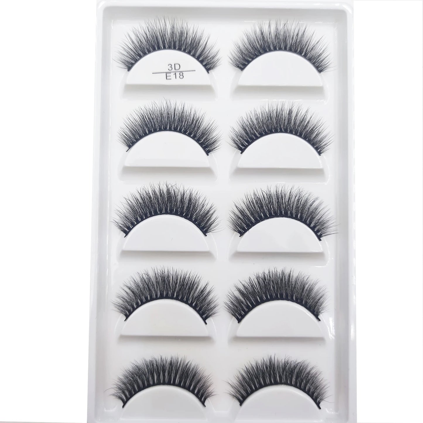 22 Style 5 Pairs 3D Natural Soft Mink False Eyelashes Makeup Fake Eye Lashes Faux Cils Make Up Beauty Maquiagem E01 H13 X08