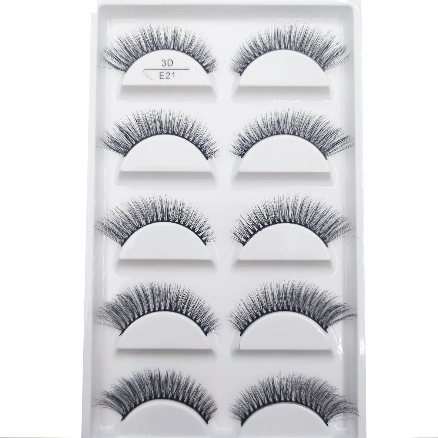 22 Style 5 Pairs 3D Natural Soft Mink False Eyelashes Makeup Fake Eye Lashes Faux Cils Make Up Beauty Maquiagem E01 H13 X08