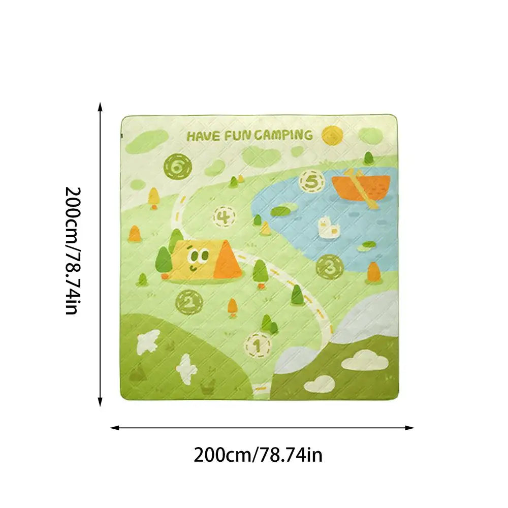 PC 220cmx200cm Outdoor Picnic Mat Folding Camping Mat Waterproof Beach Mat