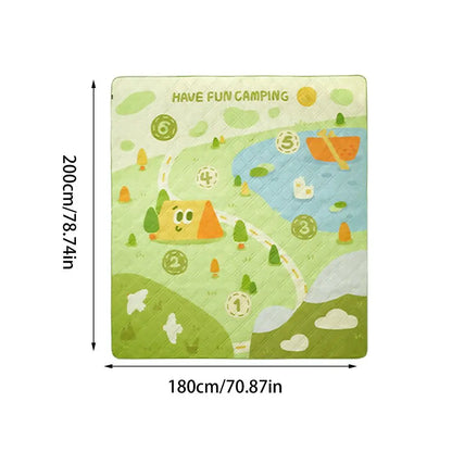 PC 220cmx200cm Outdoor Picnic Mat Folding Camping Mat Waterproof Beach Mat