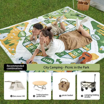 PC 220cmx200cm Outdoor Picnic Mat Folding Camping Mat Waterproof Beach Mat