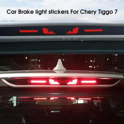 New Taillight Brake Lights Lamp Protector Carbon Fiber Covers Sticker Hawke