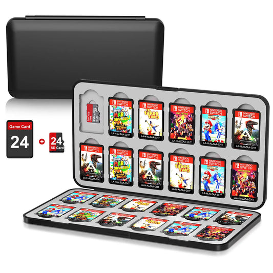 24 In 1 Switch Card Protective Case for Nintendo Switch/ Switch OLED/ Switch Lite Game Card Storage Protective Game Cards Box