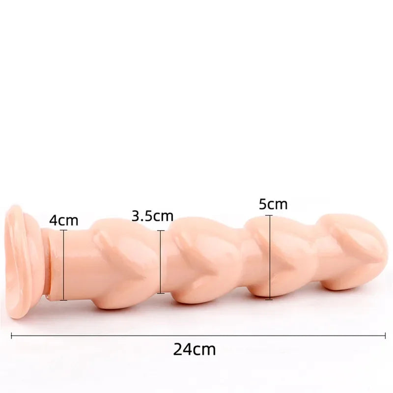 24CM Big Strong Suction Beads  Butt Ball Anal Plug Toys  Women Men Adult Product Sex Shop