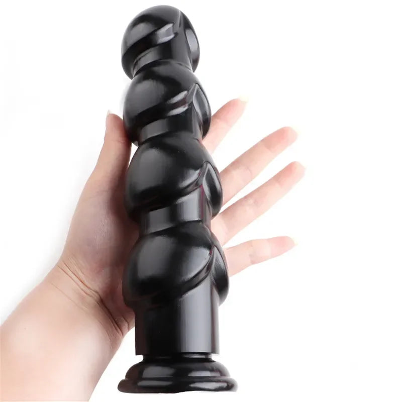 24CM Big Strong Suction Beads  Butt Ball Anal Plug Toys  Women Men Adult Product Sex Shop gtooza.com