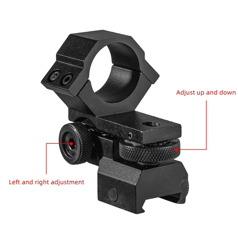 25.4mm Ring Low Profile Double Nails Adjustable Windage Elevation Rifle Scope Mount Laser Sight Flashlight Clamps Hunting Holder