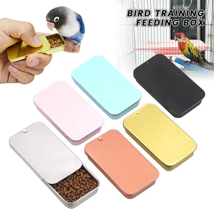 PC1 Pc Bird Feeding Handheld Feeder Mini Feeding Box Multiple Colors Bird T