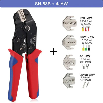 New Crimping Tools SN58B Pliers Interchangeable Jaw For XH254DuPont25428486