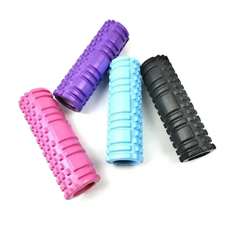 PC 26cm Yoga Column Gym Fitness Pilates Foam Roller Exercise Back Massage R