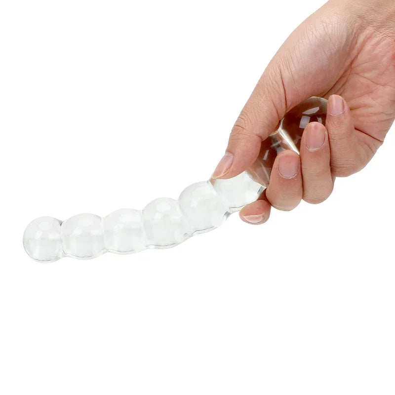 Gtooza_27-37mm glass anal beads butt plug  women dildo vaginal dilator female masturbator sex toys men 18 adult games erotic product gtooza.com