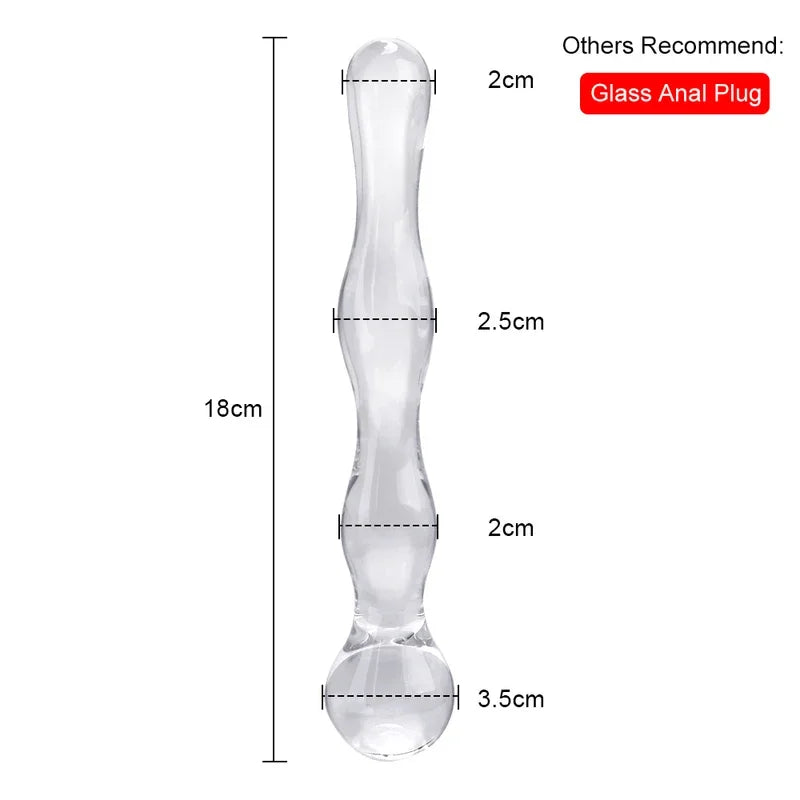 Gtooza_27-37mm glass anal beads butt plug  women dildo vaginal dilator female masturbator sex toys men 18 adult games erotic product gtooza.com