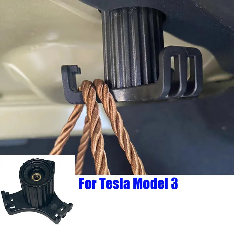 New For Tesla Model 3 Trunk Hook Grocery Bag Hook Car Pendant Accessories L