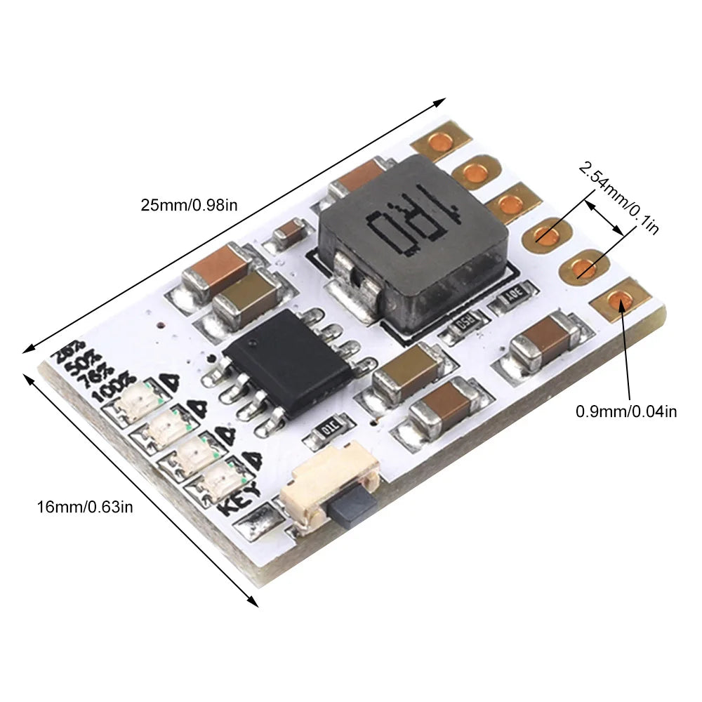 2A 5V Charge Discharge Integrated 3.7V 4.2V Lithium Battery Boost Mobile Power Protection Diy Electronic PCB Board Module