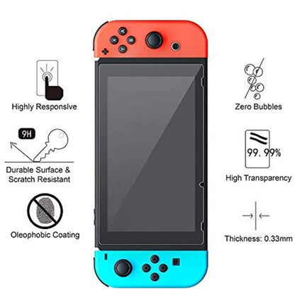 2PC 9H HD Protective Tempered Glass For Nintendo Switch NS Screen protector For Nintendo Switch Lite protection Film Accessories