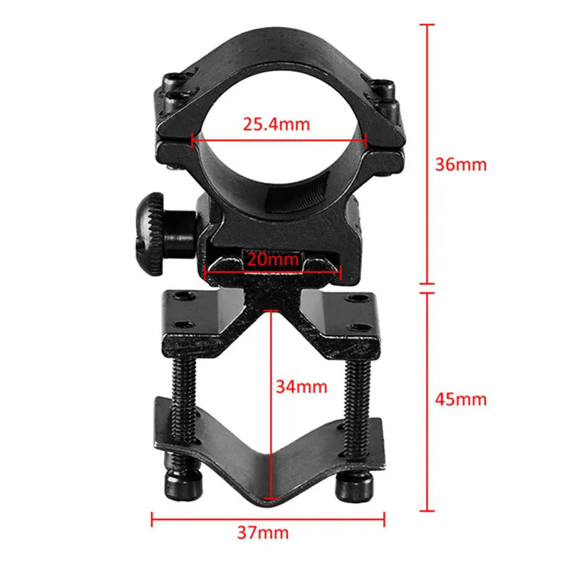 2PCS 25.4mm/30mm Rifle Scope Ring Medium Profile Scope Mount 11mm/20mm Picatinny Dovetail Scope Rail Mount Hunting Caza