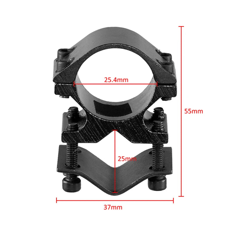 2PCS 25.4mm/30mm Rifle Scope Ring Medium Profile Scope Mount 11mm/20mm Picatinny Dovetail Scope Rail Mount Hunting Caza