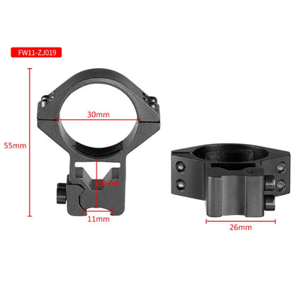 2PCS 25.4mm/30mm Rifle Scope Ring Medium Profile Scope Mount 11mm/20mm Picatinny Dovetail Scope Rail Mount Hunting Caza