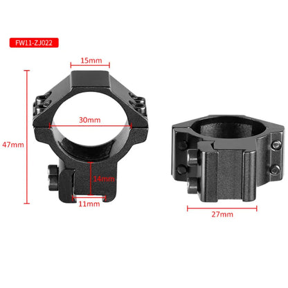 2PCS 25.4mm/30mm Rifle Scope Ring Medium Profile Scope Mount 11mm/20mm Picatinny Dovetail Scope Rail Mount Hunting Caza