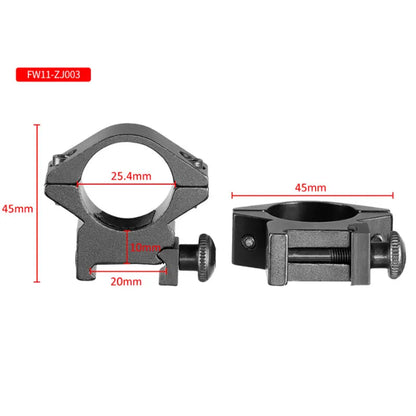 2PCS 25.4mm/30mm Rifle Scope Ring Medium Profile Scope Mount 11mm/20mm Picatinny Dovetail Scope Rail Mount Hunting Caza