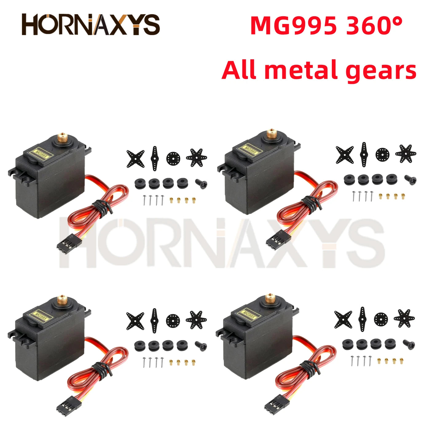 2PCS/4PCS 13KG 15KG Servos Digital MG995 MG996R Servo All Metal Gear for JR Car RC Model Helicopter Boat Arduino UNO DIY