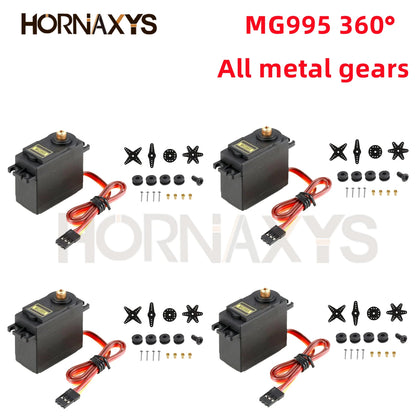 2PCS/4PCS 13KG 15KG Servos Digital MG995 MG996R Servo All Metal Gear for JR Car RC Model Helicopter Boat Arduino UNO DIY