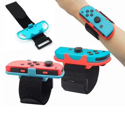 2PCS Adjustable Game Bracelet Strap for Nintendo Switch NS Joy-Con Game Dance Handle Wrist Bands Straps for Switch Accessories