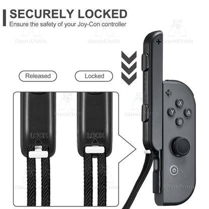 2PC Wrist Strap  Switch/Switch OLED Joycon Replacement Parts Joy Con Controller Attachment Wrist Strap Lanyard Accessories