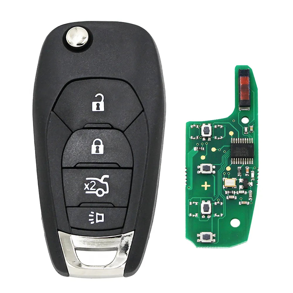 YOUBBA 2/3/4 Buttons Remote key for Chevrolet Aveo Cruze Malibu ID46 Chip 3