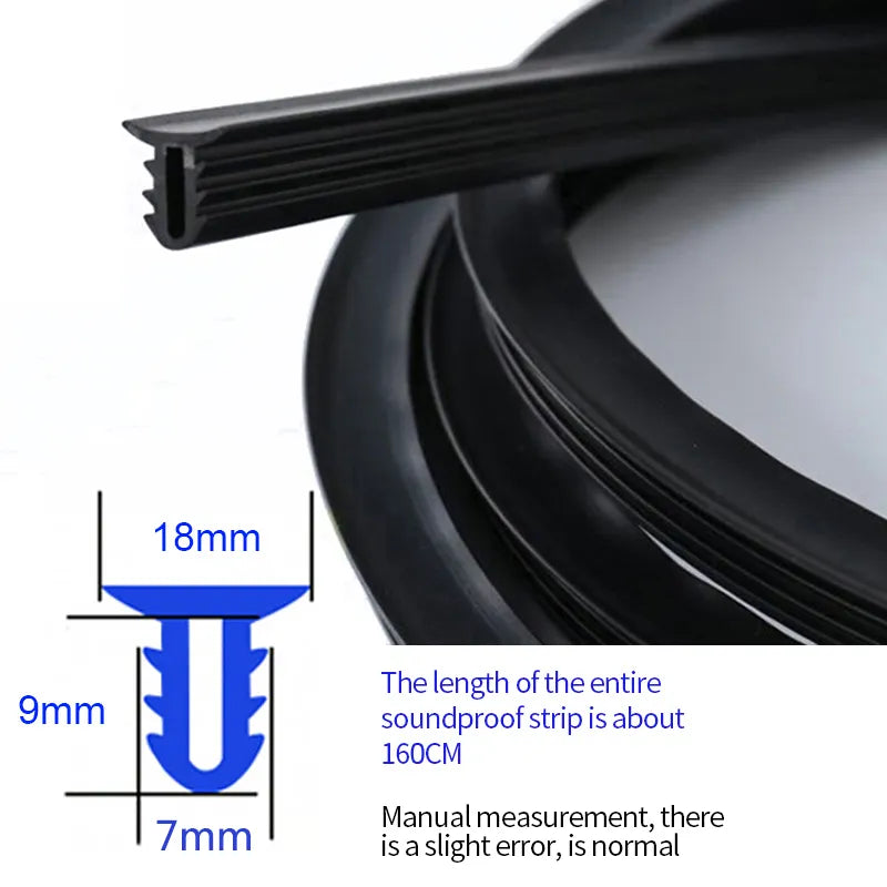 New Auto Dashboard Sealing Strip Noise Instrument panel insulating strip Un