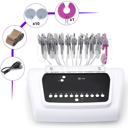 PC 2in1 Bio Microcurrent Body Shape Breast Enhancement Massager Electrostim