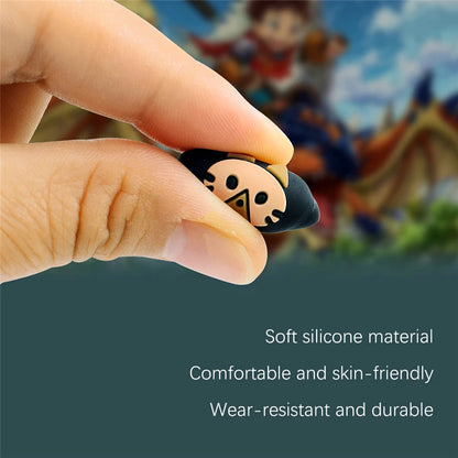 2pc Cartoon Thumb Stick Grip Cap For Nintendo Switch Oled NS Lite JoyCon Controller Joystick Cover Protector Soft Silicone Case