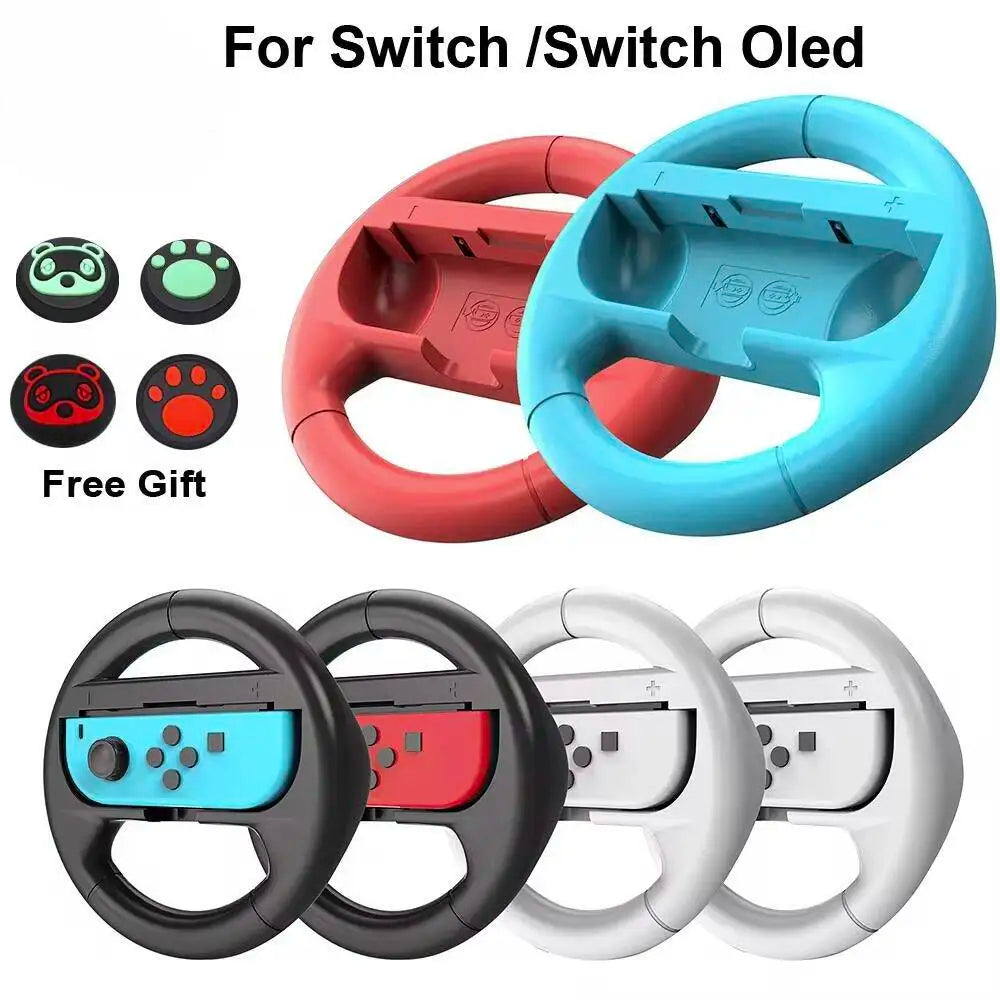 2pcs/Set Racing Game Switch Oled SL & SR Racing Steering Wheel Joypad Grip Switch Controller Game Grip Handle For Nintendos