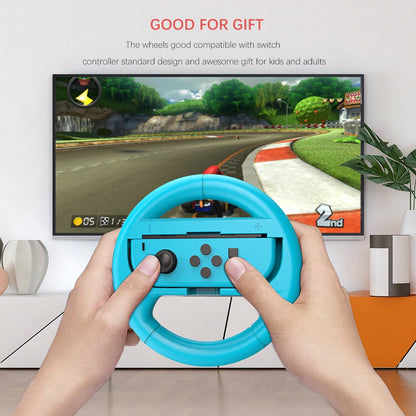 2pcs/Set Racing Game Switch Oled SL & SR Racing Steering Wheel Joypad Grip Switch Controller Game Grip Handle For Nintendos