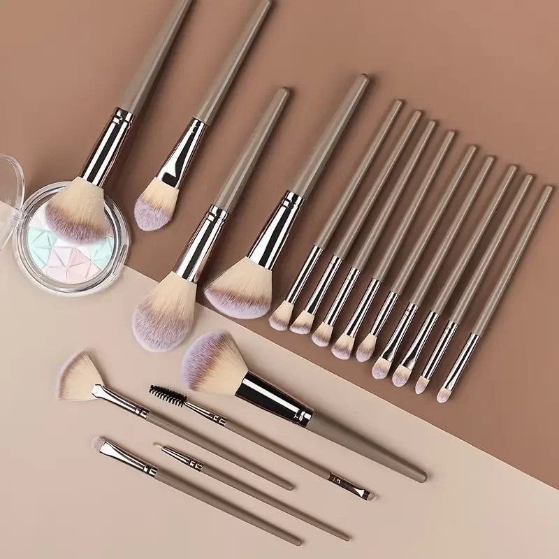 3-20PCS Makeup Brushes Set Eyeshadow Foundation Concealer Blush Highlighter Soft Fluffy Female Cosmetics Beauty Tool Storage box