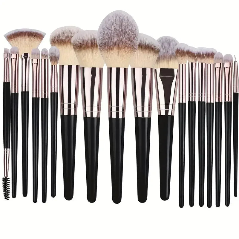 3-20PCS Makeup Brushes Set Eyeshadow Foundation Concealer Blush Highlighter Soft Fluffy Female Cosmetics Beauty Tool Storage box