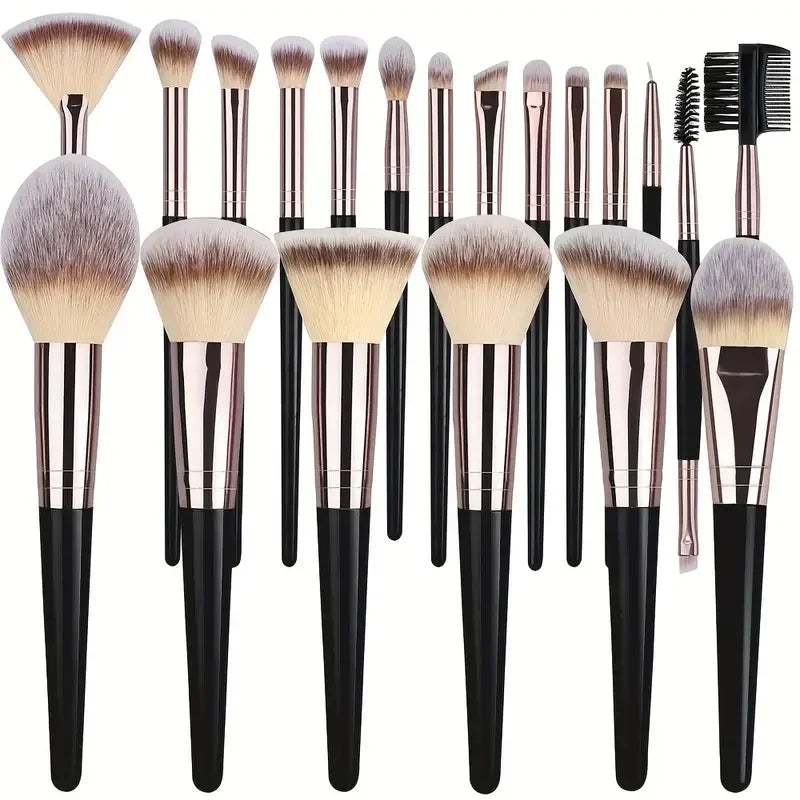 3-20PCS Makeup Brushes Set Professional Eyeshadow Foundation Concealer Blending Blush Brush Kabuki Soft Fluffy Women Beauty Tool