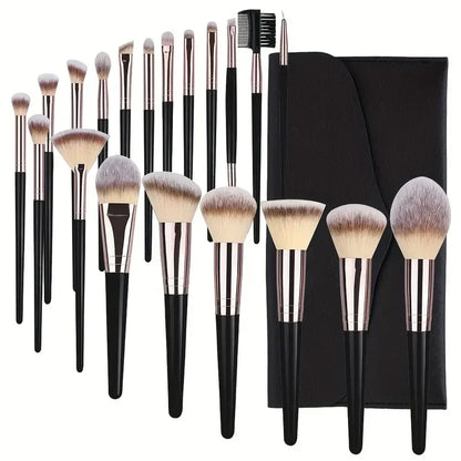 3-20PCS Makeup Brushes Set Professional Eyeshadow Foundation Concealer Blending Blush Brush Kabuki Soft Fluffy Women Beauty Tool