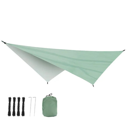 PC 3.4x2.6m Waterproof Tarp Tent Sun Shade Ultralight Garden Canopy Sunshad