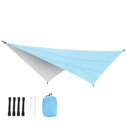 PC 3.4x2.6m Waterproof Tarp Tent Sun Shade Ultralight Garden Canopy Sunshad