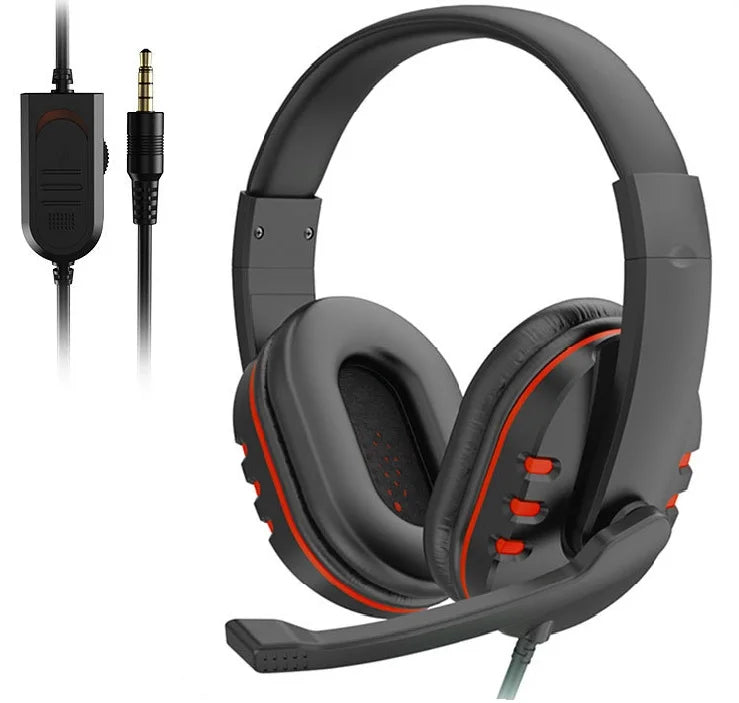 PC3.5mm Wired Gaming Headphones Game Headset Noise Cancelling Earphone with