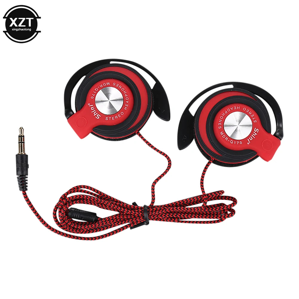 PC3.5mm Wired Headphones HIFI Heavy Bass Headset Over-ear Adjustable Ear Ho