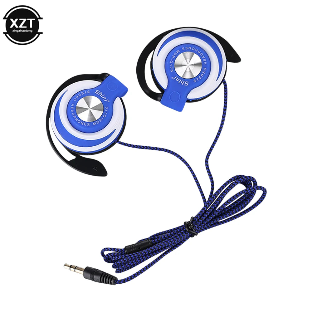 PC3.5mm Wired Headphones HIFI Heavy Bass Headset Over-ear Adjustable Ear Ho