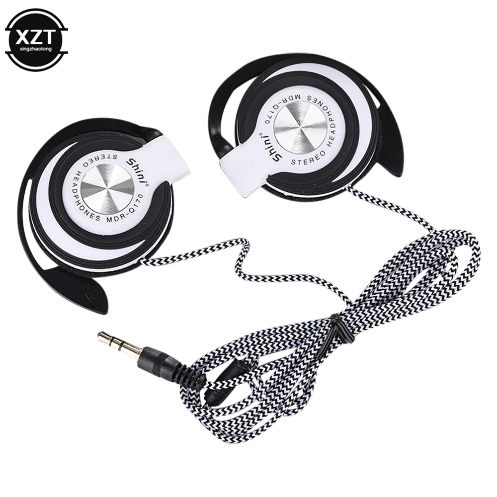 PC3.5mm Wired Headphones HIFI Heavy Bass Headset Over-ear Adjustable Ear Ho