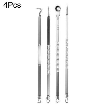 3-8pcs Stainless Steel Acne Needles Blackhead Remover Tools Pore Cleansing Tools Professional Facial Care Beauty Tools