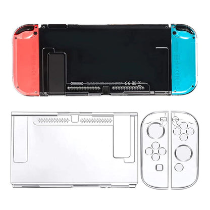 3 In 1 Protective Case Cover Dockable Clear Shock-Absorption Anti-Scratch Protector  Nintendo Switch Tpu Soft Joy-Con Case