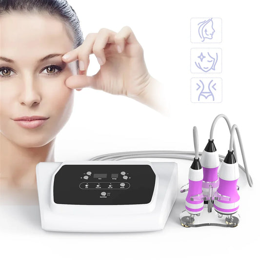 PC 3 In 1 Ultrasound 40K Cavitation Radio Frequency Machine 3D RF Facial Ca